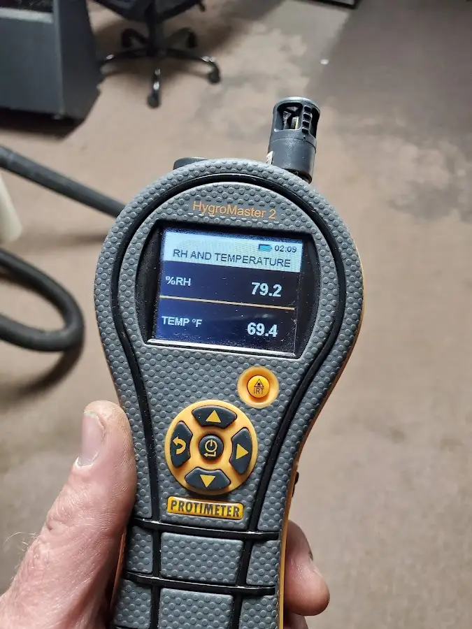 Moisture meter humidity assessment for Mold Remediation & Removal in Mount Carmel